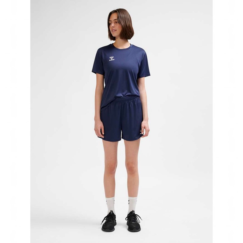 Hummel Essential Kurze Hose Damen Navy | 746560-132