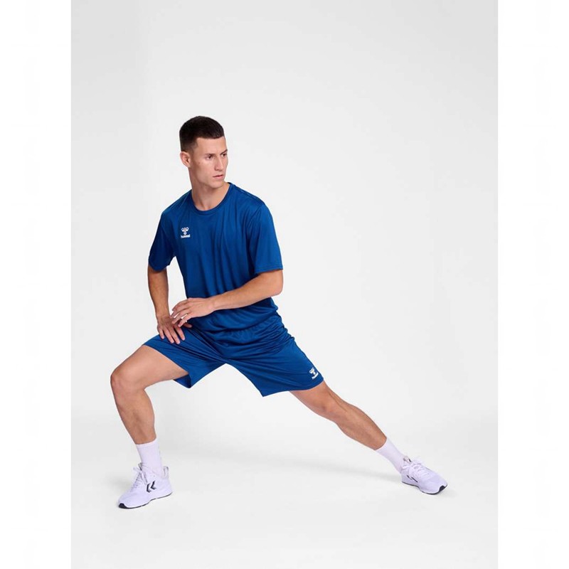 Hummel Essential Kurze Hose Herren Blau | 644119-631