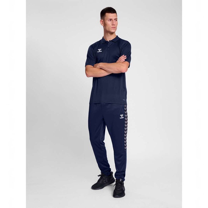 Hummel Essential Polo Shirts Herren Navy | 353389-371