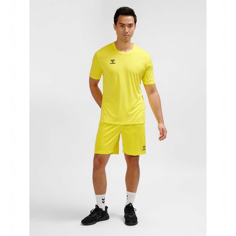 Hummel Essential S/S Jacken Herren Gelb | 434257-474