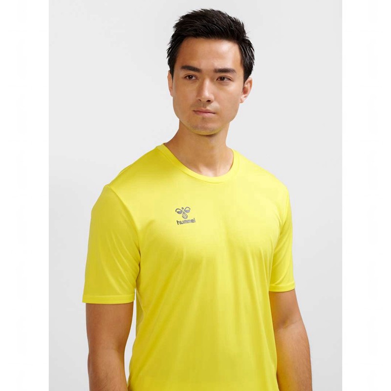 Hummel Essential S/S Jacken Herren Gelb | 434257-474