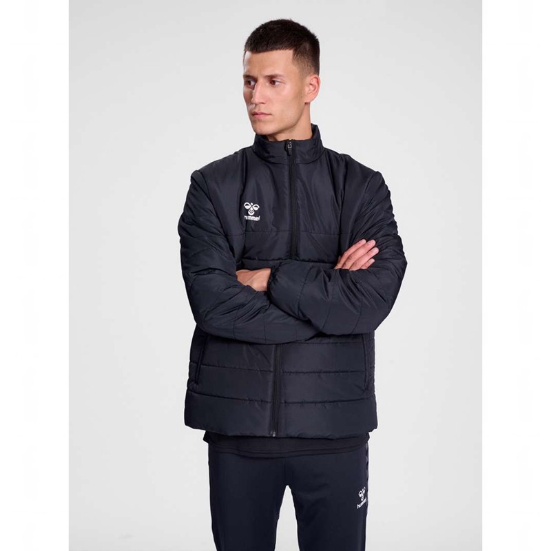 Hummel Essential Short Bench Jacken Herren Schwarz | 445513-751