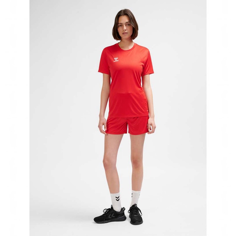 Hummel Essential Sneakers Damen Rot | 792960-287
