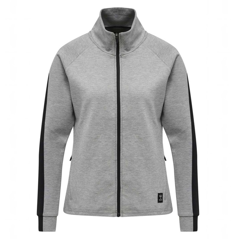 Hummel Essi Zip Jacken Damen Grau | 291608-436