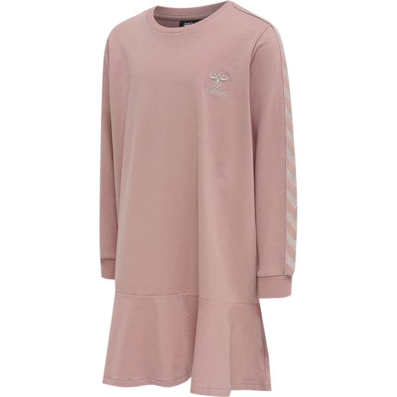 Hummel Evelyn L/S Kleid Kinder Rosa | 151709-854