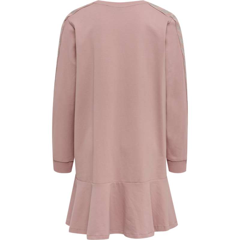 Hummel Evelyn L/S Kleid Kinder Rosa | 151709-854