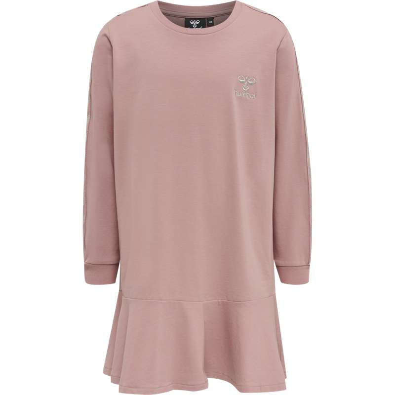 Hummel Evelyn L/S Kleid Kinder Rosa | 151709-854