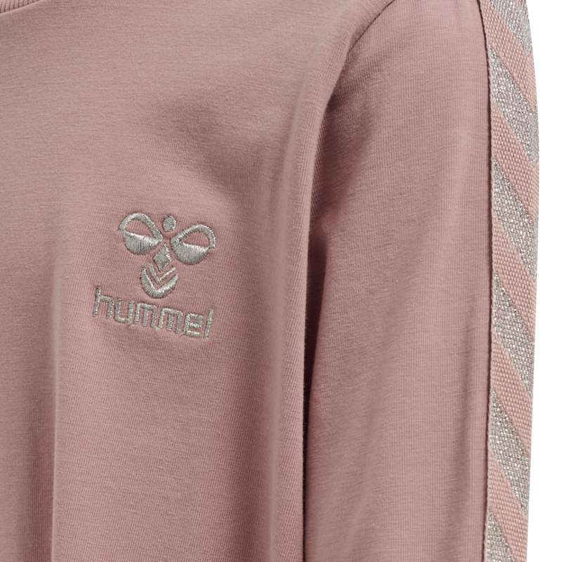 Hummel Evelyn L/S Kleid Kinder Rosa | 151709-854