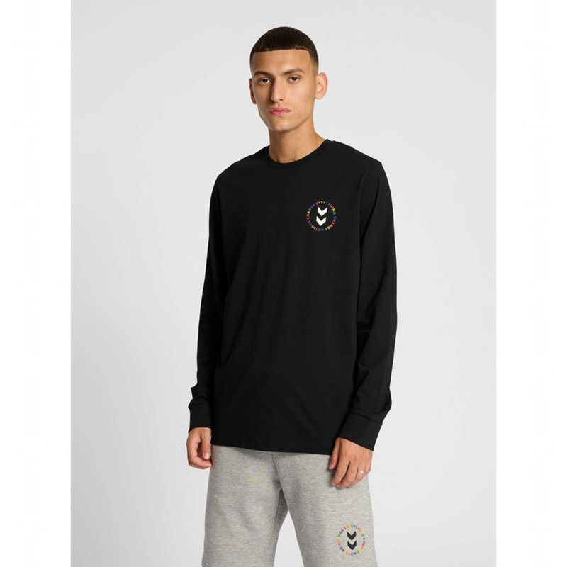 Hummel Everything Nothing Ls T-shirts Damen Schwarz | 088080-360
