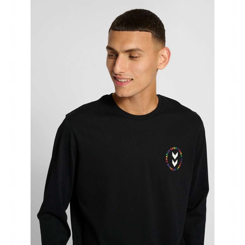 Hummel Everything Nothing Ls T-shirts Damen Schwarz | 088080-360