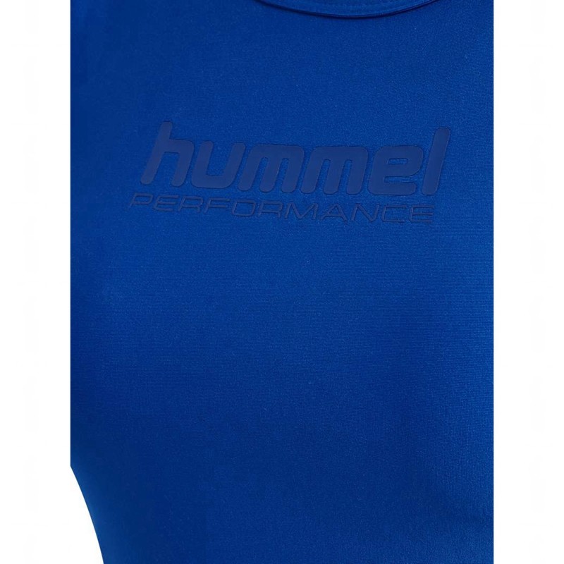 Hummel Fast Cropped Tanktop Damen Blau | 756605-547