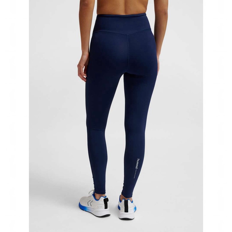 Hummel Fast High Waist Strumpfhose Damen Navy | 298399-121