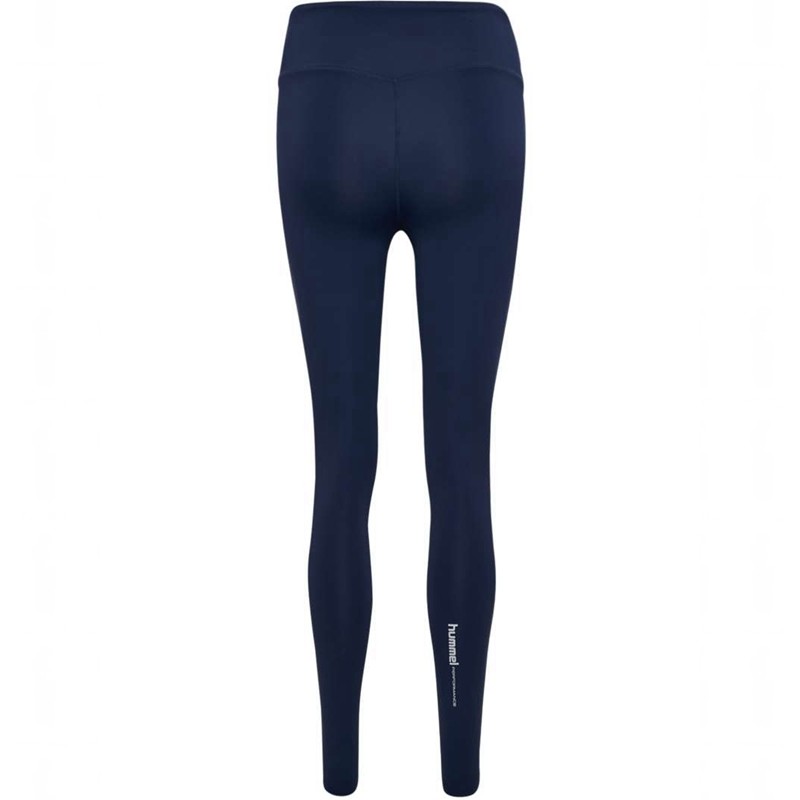 Hummel Fast High Waist Strumpfhose Damen Navy | 298399-121