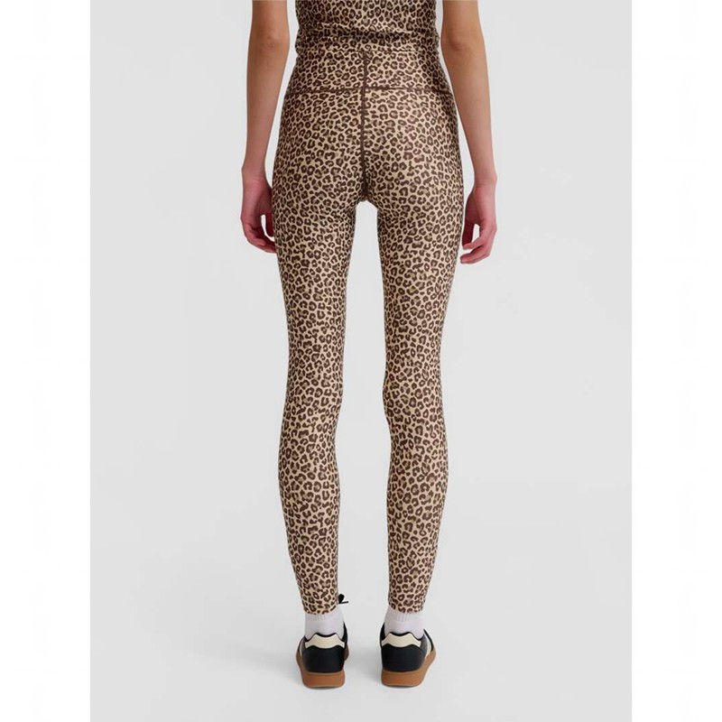 Hummel Fast Mid Waist Strumpfhose Damen Leopard | 935430-155