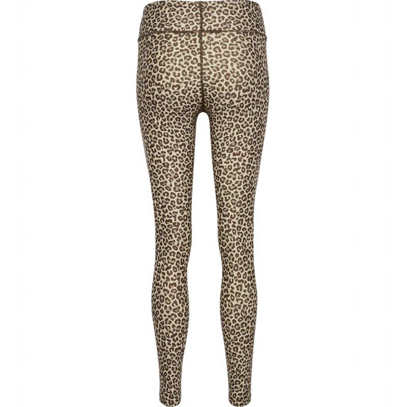 Hummel Fast Mid Waist Strumpfhose Damen Leopard | 935430-155