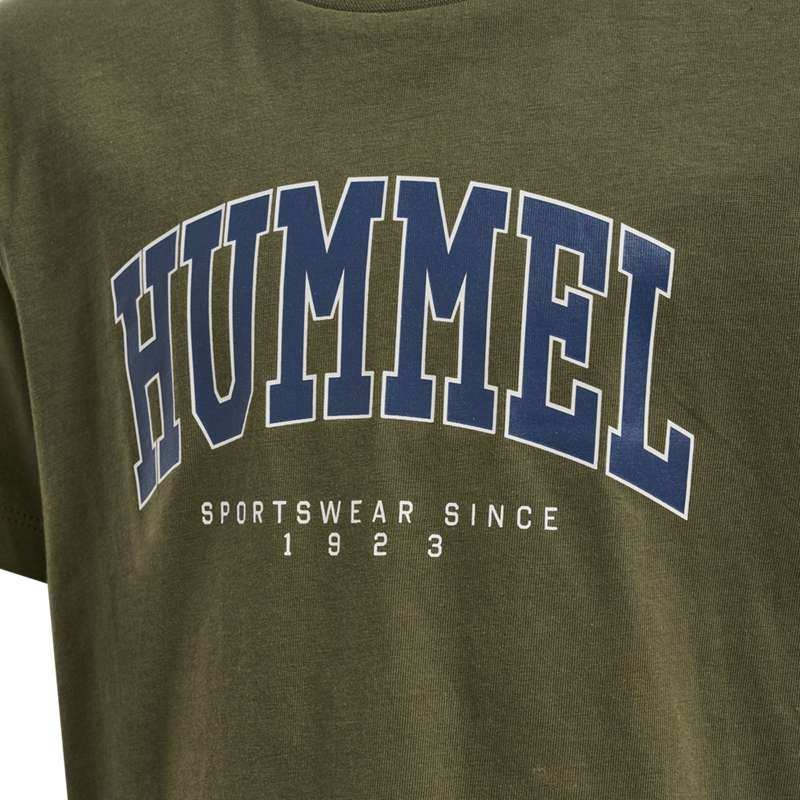 Hummel Fast S/S T-shirts Kinder Olivgrün | 350198-738