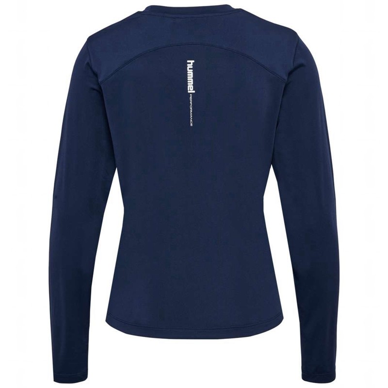 Hummel Fast W L/S T-shirts Damen Navy | 401085-778