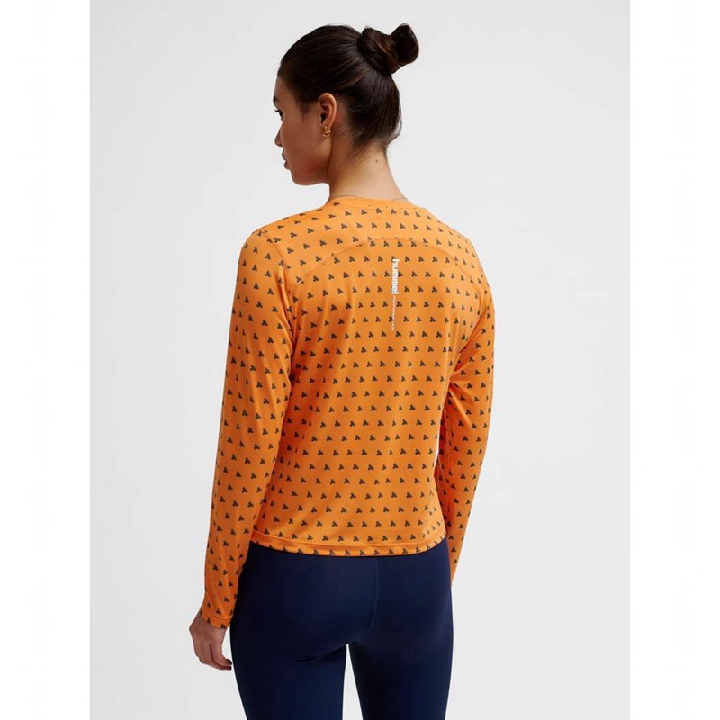 Hummel Fast W L/S T-shirts Damen Orange | 358965-842
