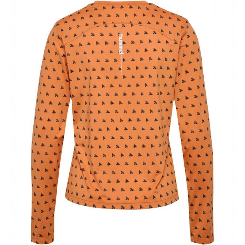 Hummel Fast W L/S T-shirts Damen Orange | 358965-842