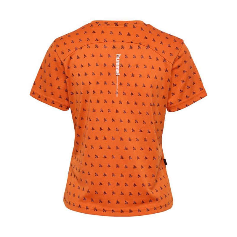 Hummel Fast Workout W S/S Grundschicht Damen Orange | 110172-075