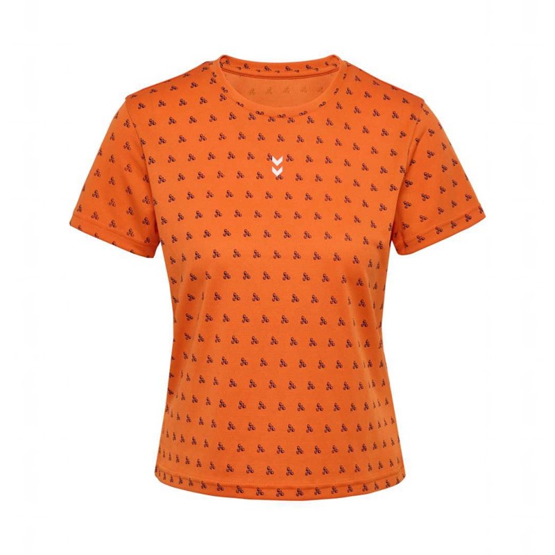 Hummel Fast Workout W S/S Grundschicht Damen Orange | 110172-075