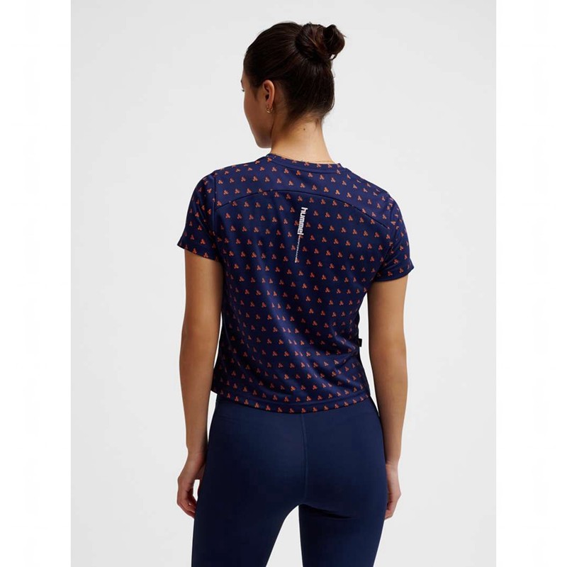 Hummel Fast Workout W S/S T-shirts Damen Navy | 479054-555