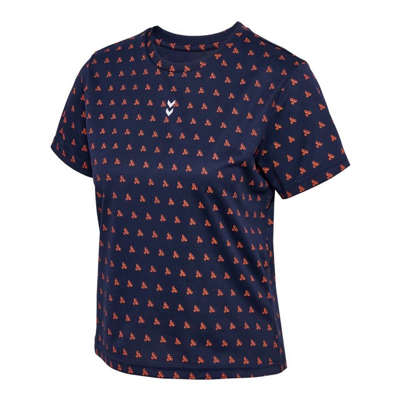 Hummel Fast Workout W S/S T-shirts Damen Navy | 479054-555
