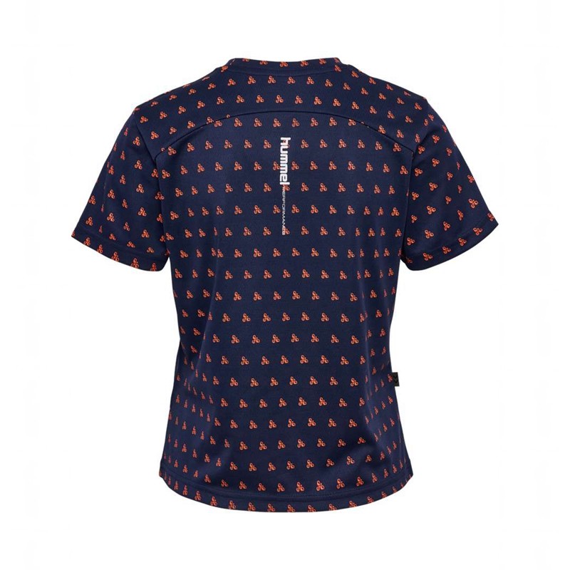 Hummel Fast Workout W S/S T-shirts Damen Navy | 479054-555