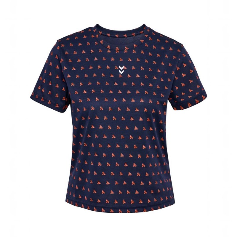 Hummel Fast Workout W S/S T-shirts Damen Navy | 479054-555