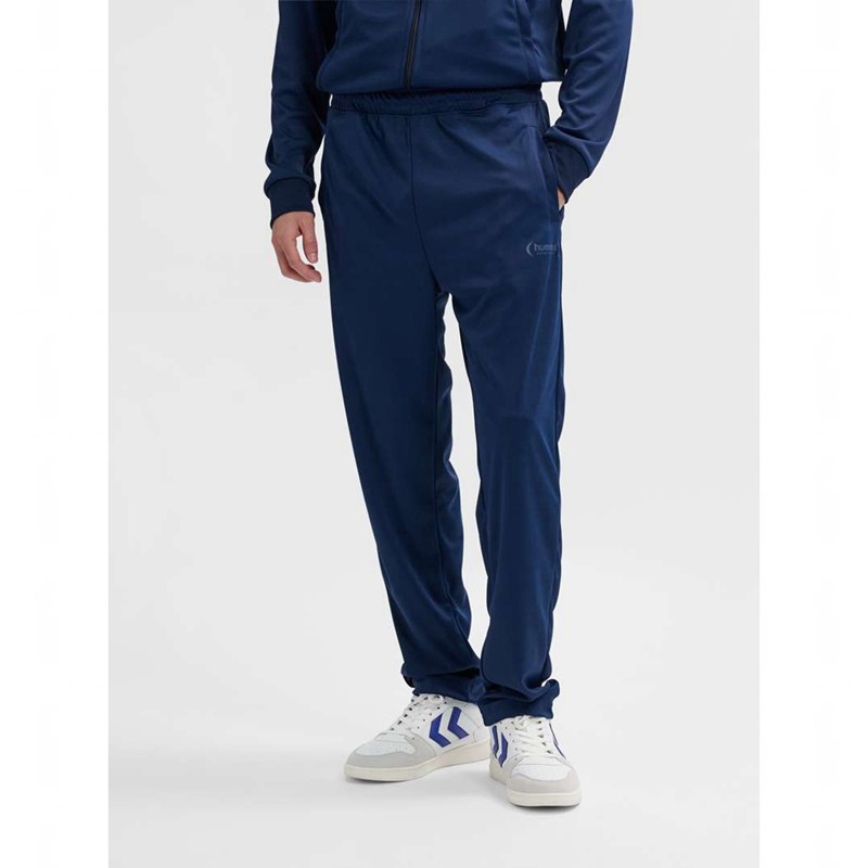 Hummel Felix Poly Tracksuit Sportbekleidung Herren Navy | 613032-681