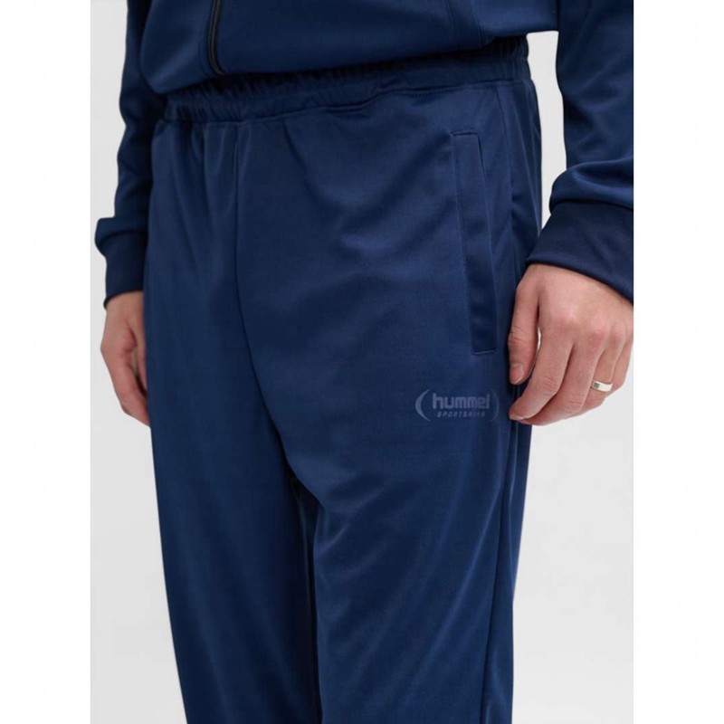 Hummel Felix Poly Tracksuit Sportbekleidung Herren Navy | 613032-681