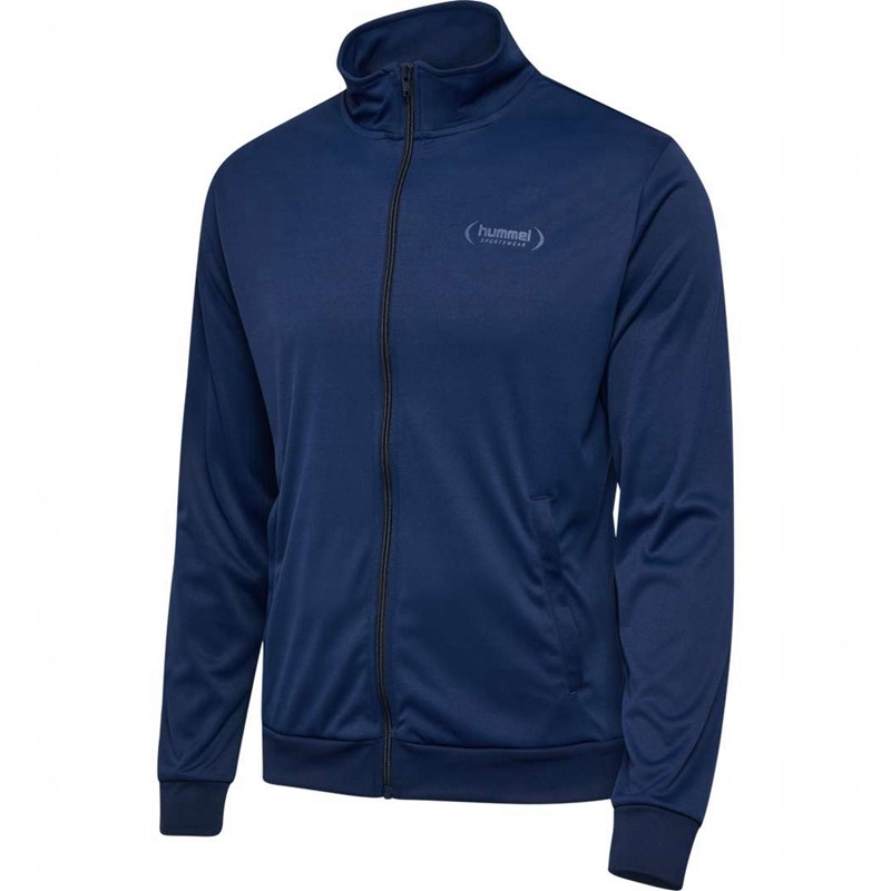 Hummel Felix Poly Tracksuit Sportbekleidung Herren Navy | 613032-681