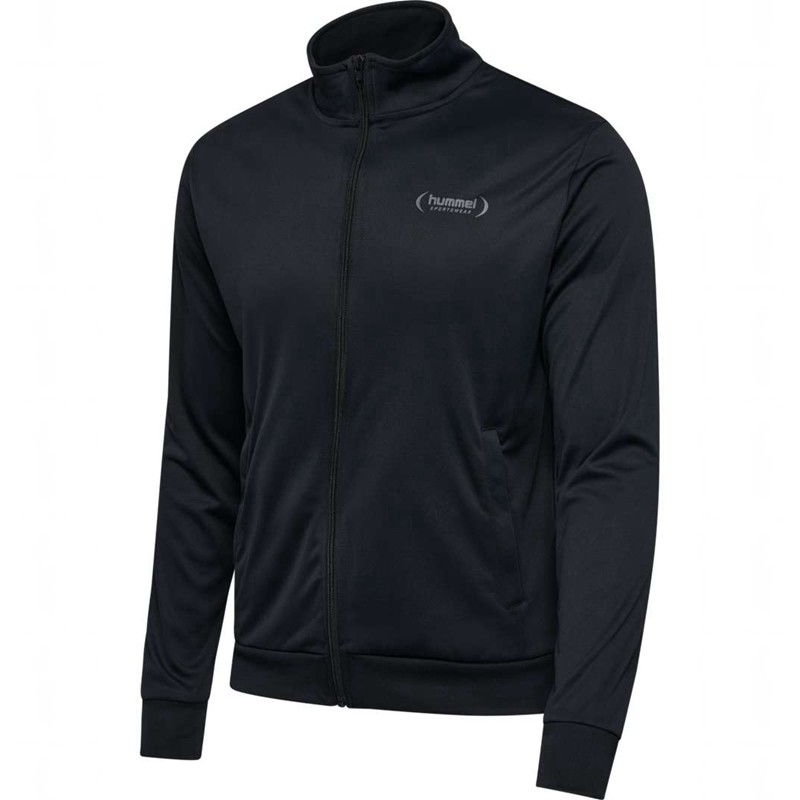 Hummel Felix Poly Tracksuit Sportbekleidung Herren Schwarz | 030062-193
