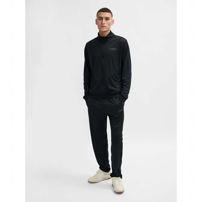 Hummel Felix Poly Tracksuit Sportbekleidung Herren Schwarz | 030062-193