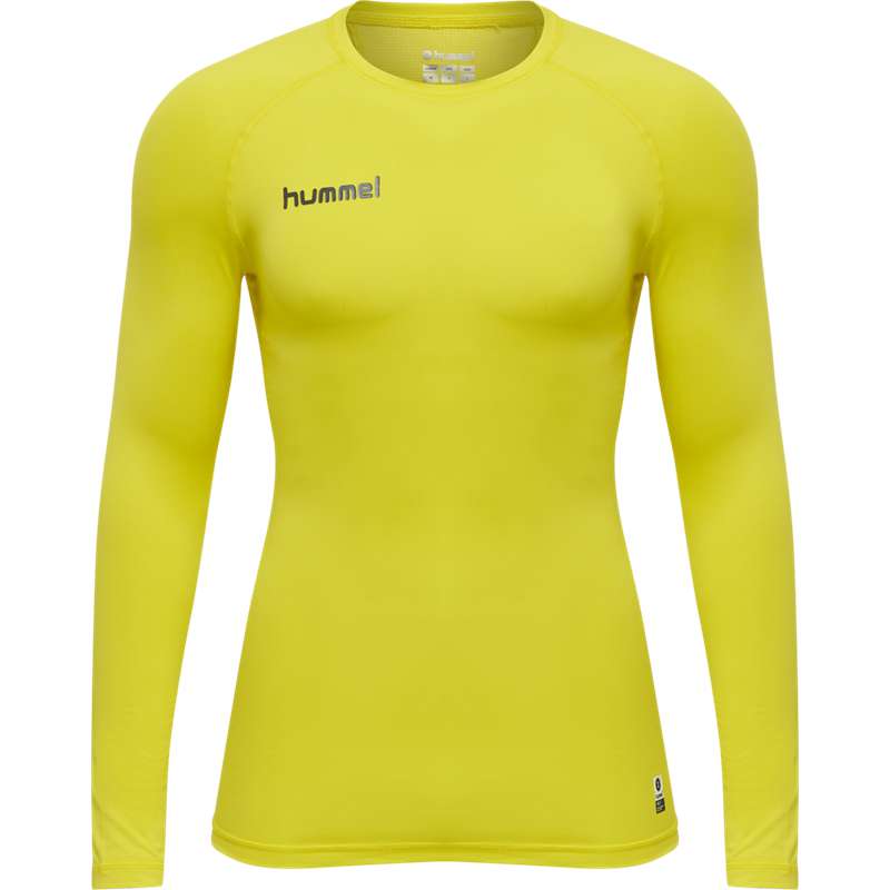 Hummel First Performance Jersey L/S Grundschicht Herren Gelb | 367103-861
