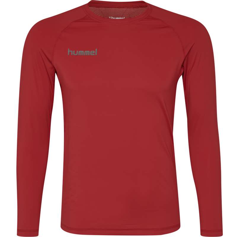 Hummel First Performance Jersey L/S Grundschicht Herren Rot | 571851-253