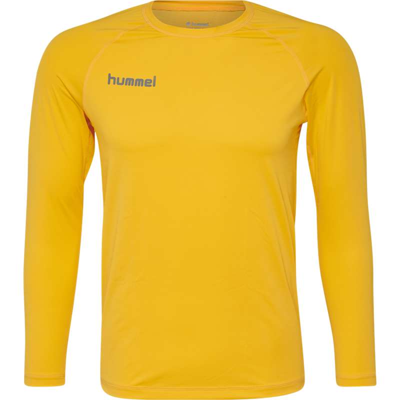 Hummel First Performance Jersey L/S Grundschicht Herren Gelb | 932368-386