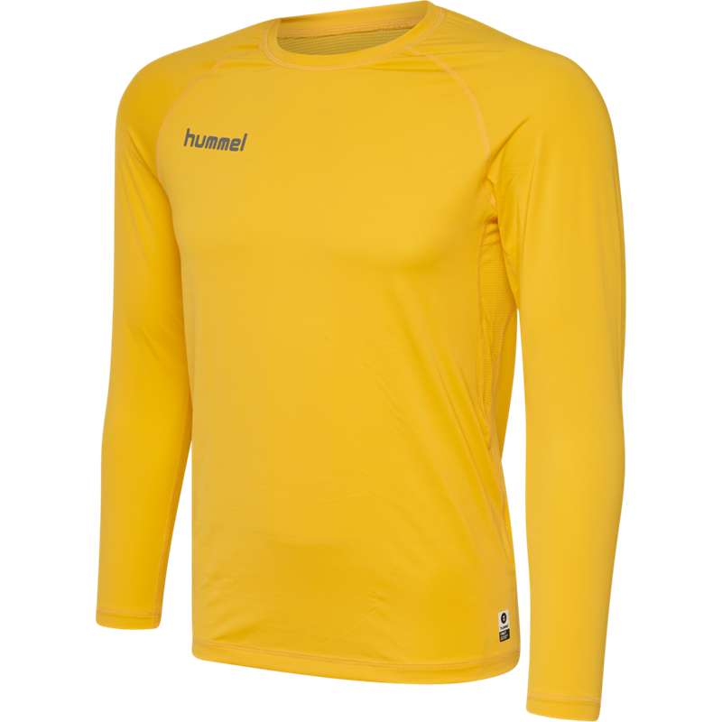 Hummel First Performance Jersey L/S Grundschicht Herren Gelb | 932368-386