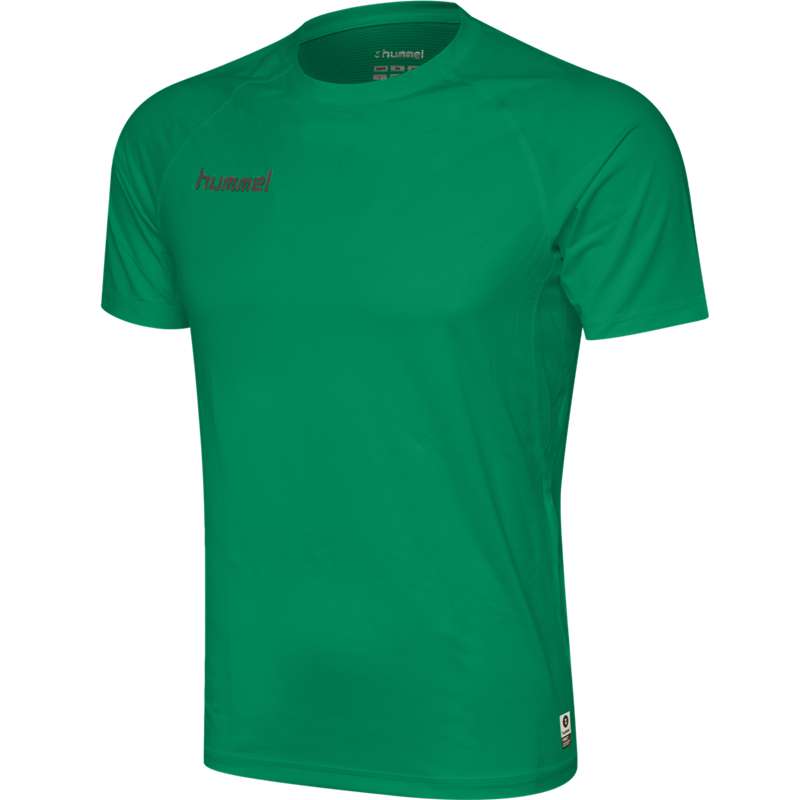 Hummel First Performance Jersey S/S Grundschicht Herren Grün | 108925-949