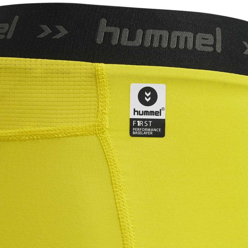 Hummel First Performance Tight Kurze Hose Herren Gelb | 776770-417