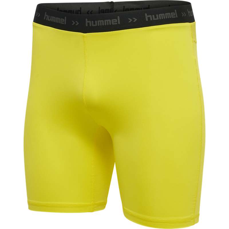Hummel First Performance Tight Kurze Hose Herren Gelb | 776770-417
