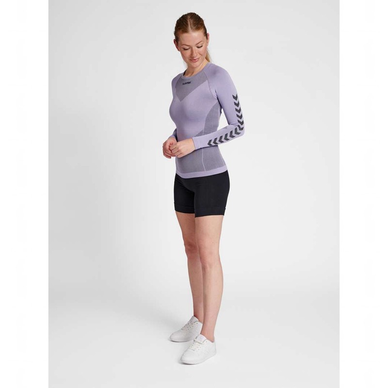 Hummel First Seamless L/S W Grundschicht Damen Lavendel | 254534-682