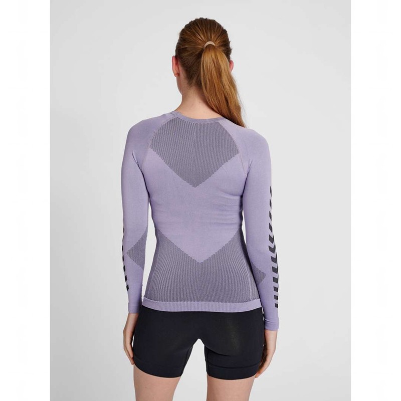 Hummel First Seamless L/S W Grundschicht Damen Lavendel | 254534-682