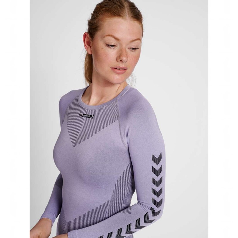 Hummel First Seamless L/S W Grundschicht Damen Lavendel | 254534-682