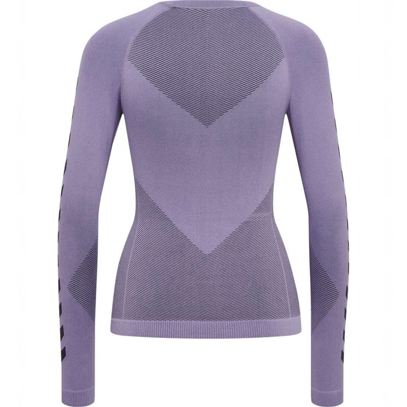 Hummel First Seamless L/S W Grundschicht Damen Lavendel | 254534-682