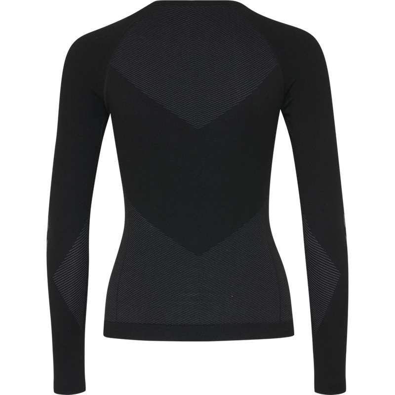 Hummel First Seamless L/S W Grundschicht Damen Schwarz | 834190-392