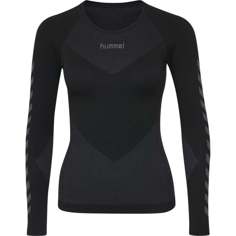 Hummel First Seamless L/S W Grundschicht Damen Schwarz | 834190-392