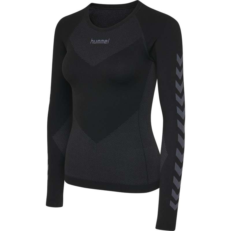Hummel First Seamless L/S W Grundschicht Damen Schwarz | 834190-392