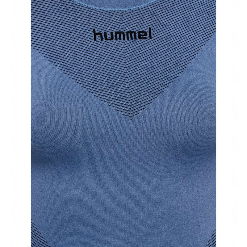 Hummel First Seamless L/S W Grundschicht Damen Blau | 312608-018