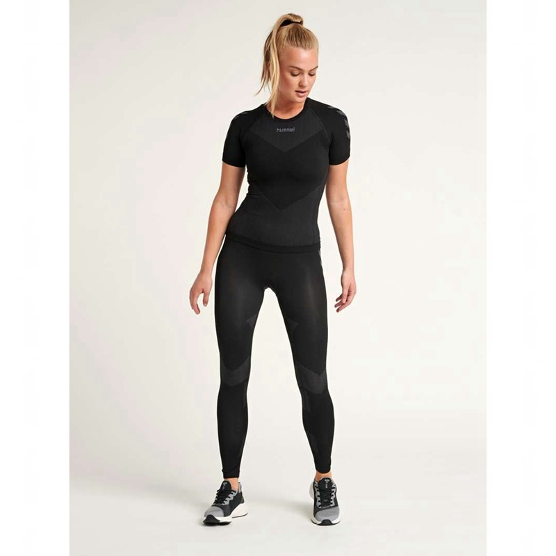 Hummel First Seamless S/S W Trikot Damen Schwarz | 438987-249